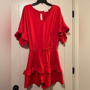 Entro Red Romper